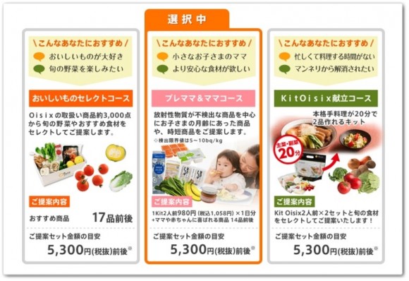 オイシックス3コース