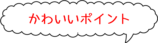 可愛いポイント