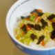納豆とミックスベジ丼