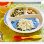 離乳食111日1回目スープパン粥