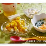 離乳食116日グラタン