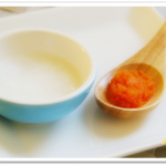 離乳食11日目にんじんうらごし