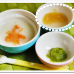 離乳食30日目大根とりんごの和え物