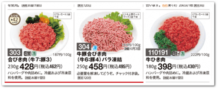 パルシステムひき肉