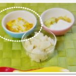 離乳食101日1回目かぼちゃグラタン