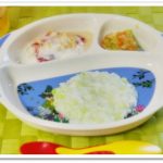 離乳食102日1回目枝豆粥