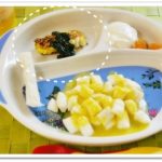 離乳食127日1回目鯛のピカタ