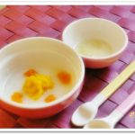 離乳食17日目　野菜入10倍粥