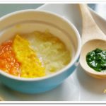 離乳食18日目　三色粥