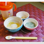 離乳食35日1回目ほうれん草
