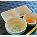 離乳食39日1回目しらすキャベツ粥