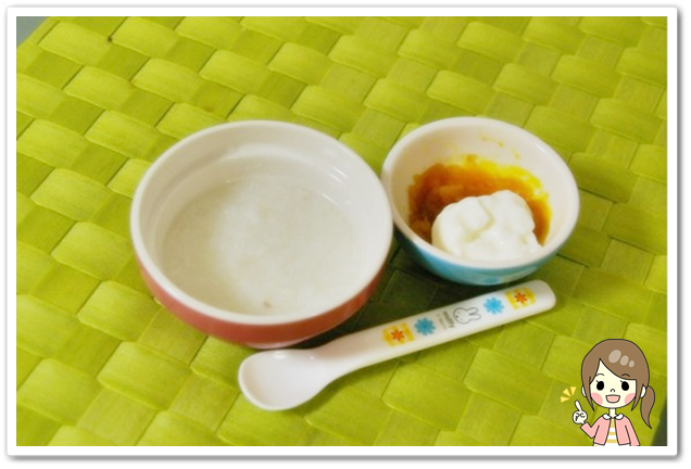 離乳食51日目鯛粥