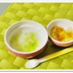 離乳食52日2回目10倍粥白菜とろとろ
