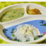 離乳食68日2回目豆腐粥