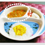 離乳食73日1回目野菜とろとろスープ