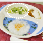 離乳食73日2回目かぶ・さつまいも・豆腐のくず煮