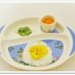 離乳食89日2回目[中期]豆腐のかぼちゃ丼