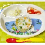 離乳食98日2回目さつまいもヨーグルト