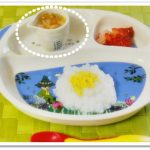 離乳食99日1回目野菜スープ