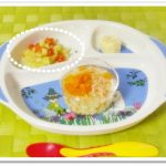 離乳食99日2回目トマトとさつまいも