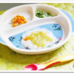 離乳食64日1回目野菜あんかけ粥