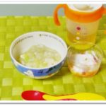 離乳食103日2回目豆腐と野菜のあんかけ丼