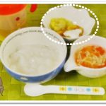 離乳食114日3回目タラのハンバーグヨーグルトソース
