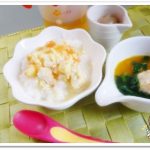 離乳食115日2回目親子丼