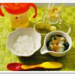 離乳食117日3回目5倍粥