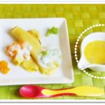 離乳食128日1回目コーンクリームスープ