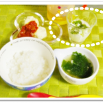 離乳食131日3回目キウイヨーグルト
