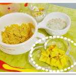 離乳食139日1回目じゃがいもと卵のオムレツ
