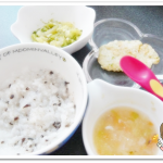 離乳食141日2回目しらすとひじきのお粥