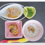 離乳食149日2回目ささみとにんじんのスープ