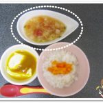 離乳食150日2回目きゅうりとトマトのスープ