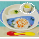離乳食77日2回目【中期】りんごヨーグルト