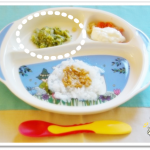 離乳食79日1回目ブロッコリーとじゃがいもの和え物