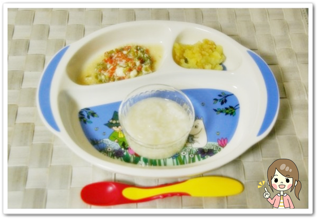 離乳食82日2回目だし粥