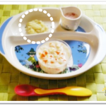 離乳食85日1回目ささみとじゃがいもの和え物