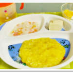 離乳食158日3回目かぼちゃ粥