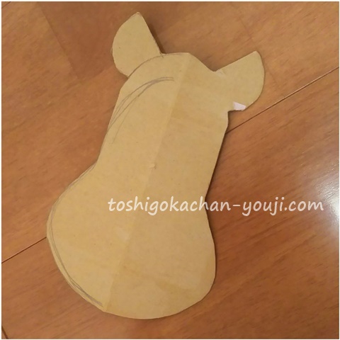 1歳知育玩具 手作りおもちゃ カバさんの歯磨き