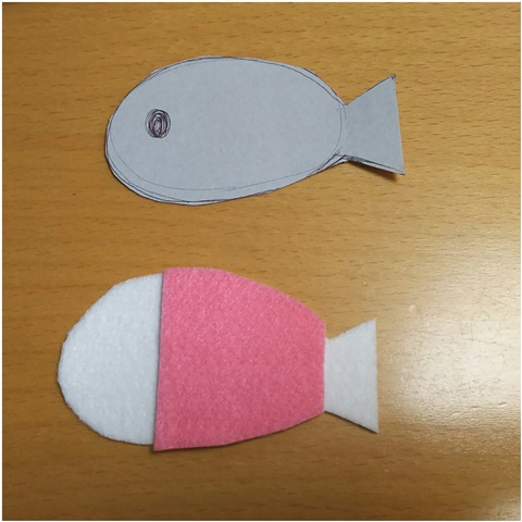 手作り　魚釣り　知育玩具