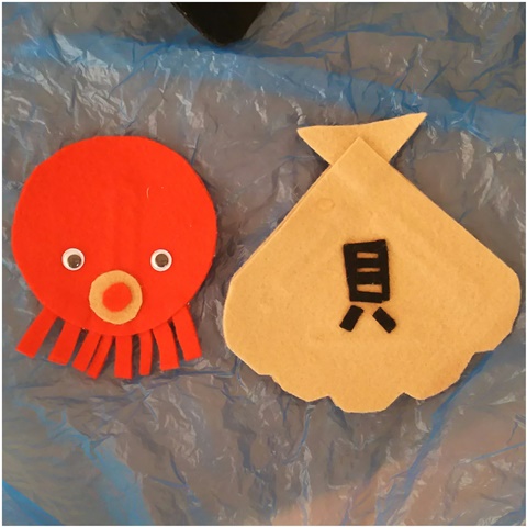 手作り　魚釣り　知育玩具