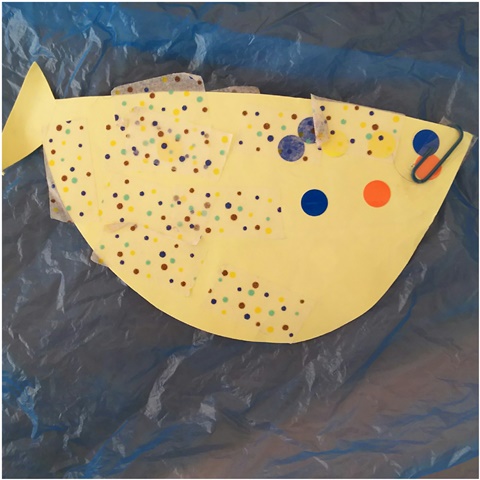 手作り　魚釣り　知育玩具