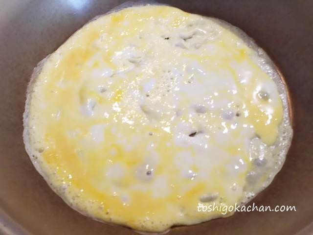 離乳食　卵焼き